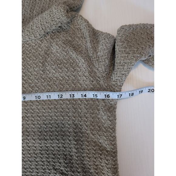 If It Were Me Cowl Neck Sweater Womens XS Beige Tan Knit Pullover Long Sleeve - Picture 6 of 11